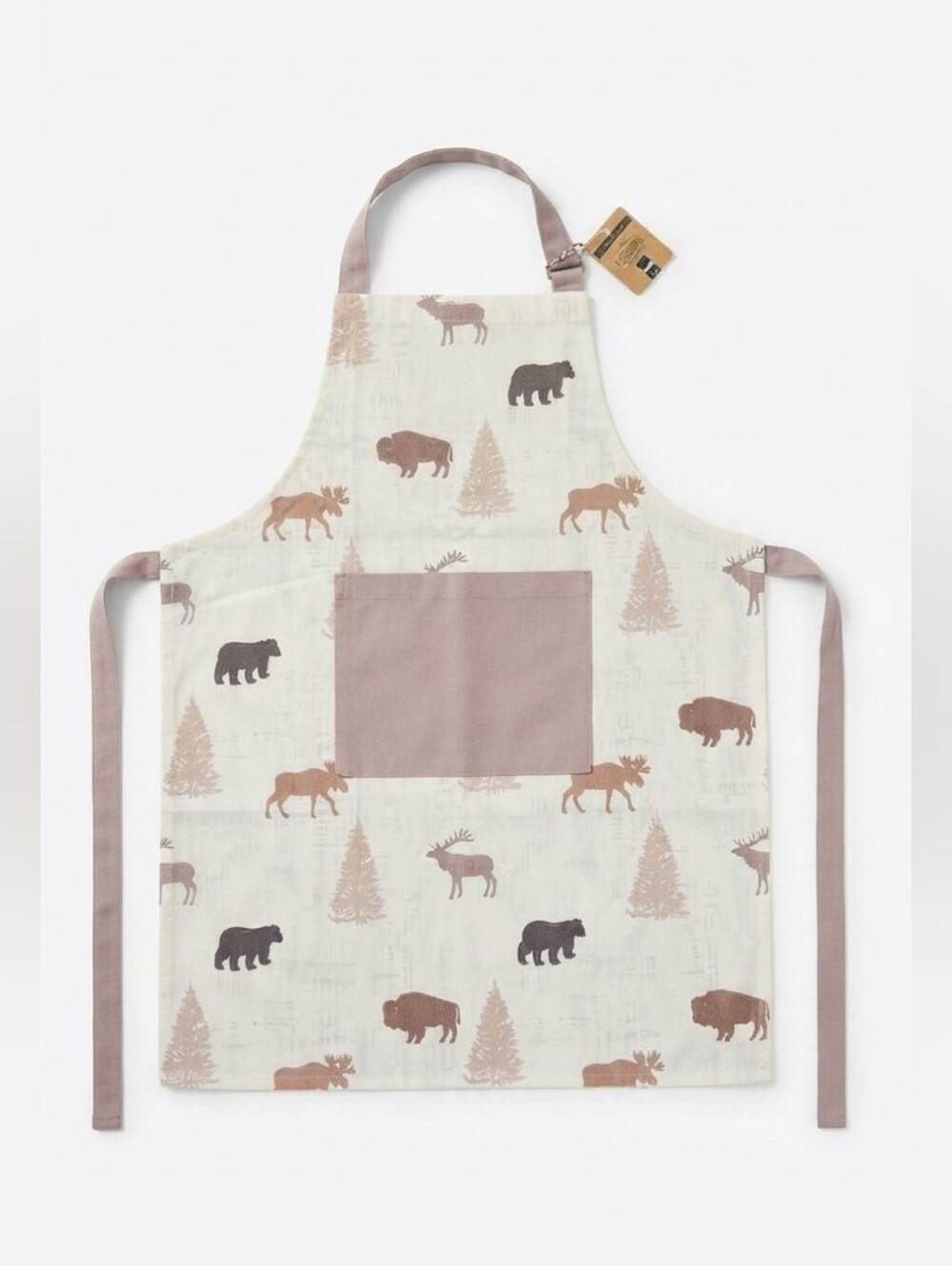Virah Bella Wildlife Forest Kitchen Apron NWT